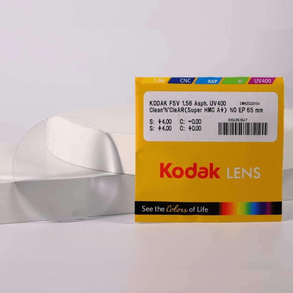Tròng Kính Chống Ánh Sáng Xanh UV Blue Lens Kodak 1.56